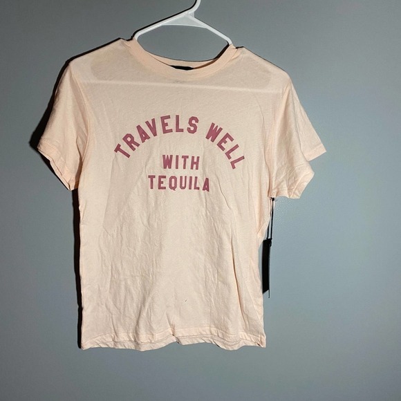 wildfox Travels Well With Tequila Graphic T-Shirt Size XS NWT - Picture 6 of 6